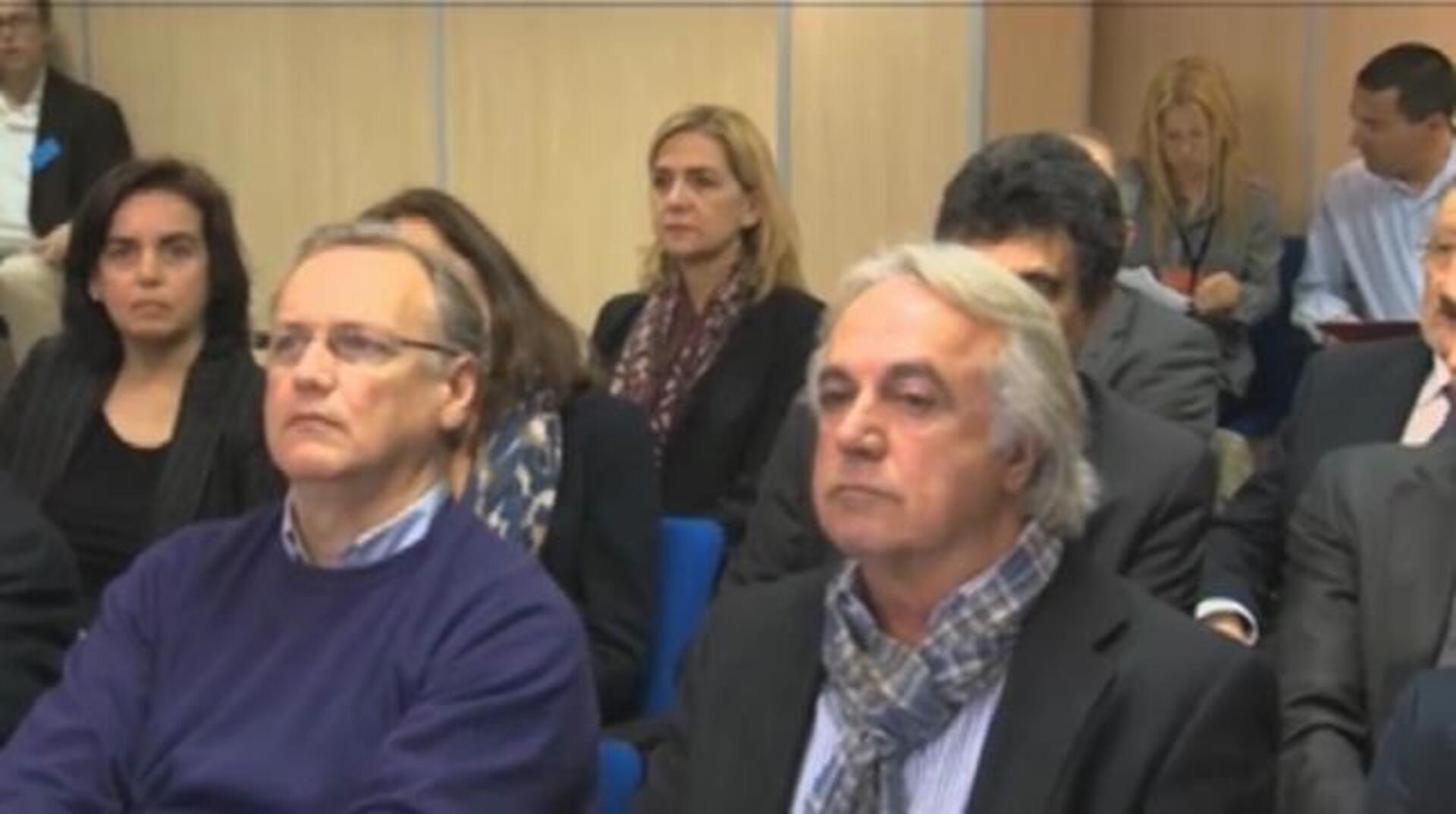 Acusados en el juicio por el caso Nóos