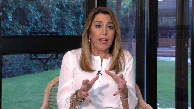 Susana Díaz: &quot;En Andalucía hay una mayoría sólida y Pedro tiene que gobernar con un parlamento fragmentado&quot;