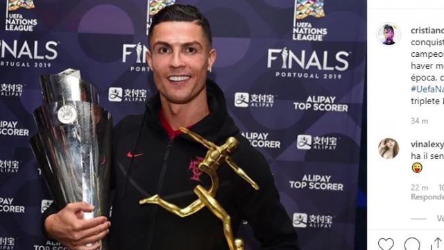 La romántica felicitación de Georgina a Cristiano por su nuevo triunfo