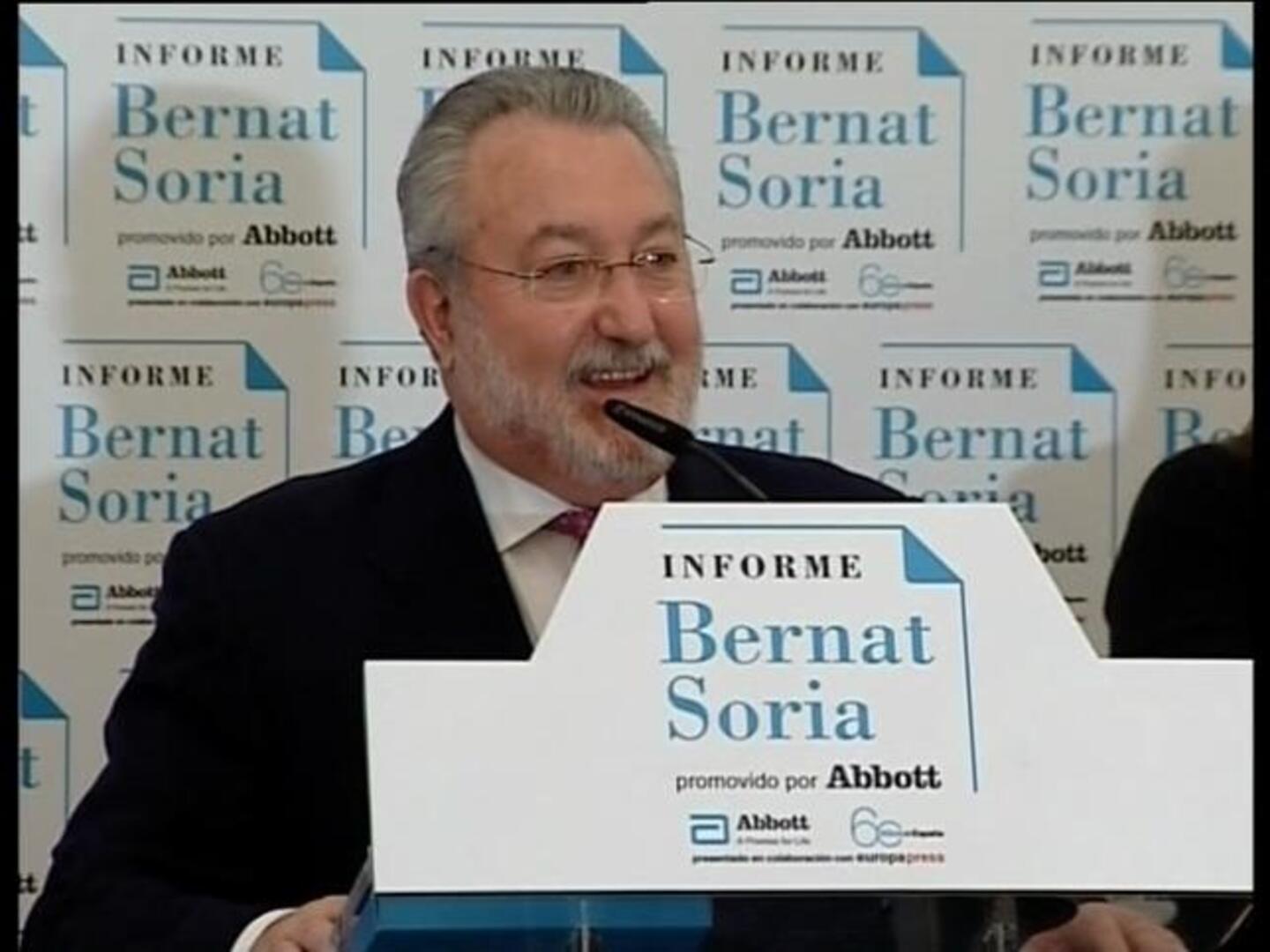 Bernat Soria dice que el copago no es la solución mágica «en este momento»