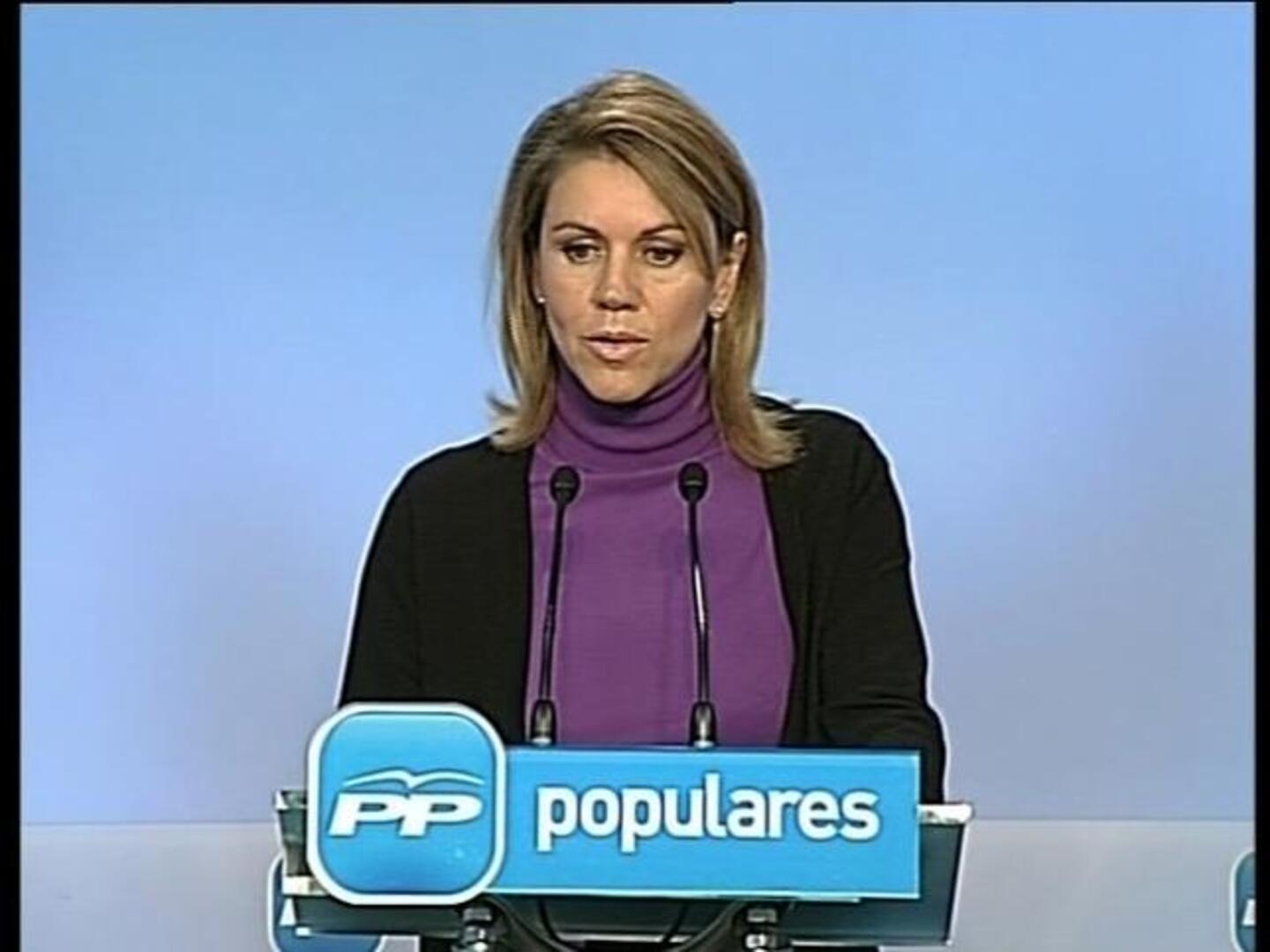 Cospedal: «González se está reconociendo como la X de los GAL»