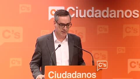 Albert Rivera durante el mitin de fin de campaña en Galicia