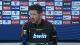 Simeone: "Nuestro objetivo es llegar a las últimas cinco jornadas con opciones"