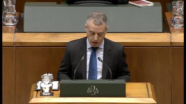 Urkullu acusa al PP de &quot;incitar a prevaricar&quot; y &quot;provocar&quot; al instar al no cumplimiento del Estatuto