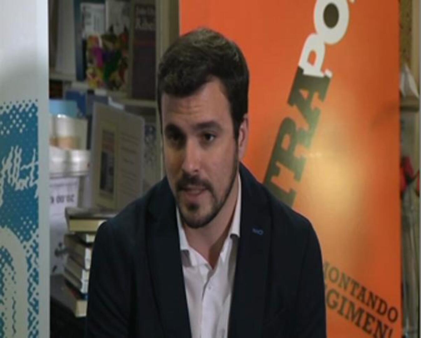 Acto de inicio de campaña de Alberto Garzón