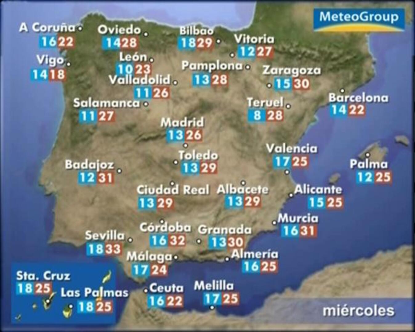 Una ola de calor incrementa en diez grados la temperatura de casi toda España