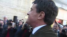 Escrache a Manuel Valls en Barcelona