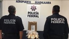 La Policía Federal mexicana incauta 480 gramos de cocaína en Guadalajara