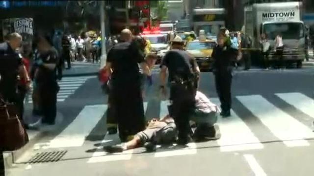 Imágenes del atropello que se ha producido en Times Square (Nueva York)