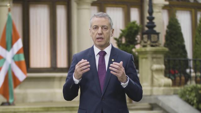 Urkullu llama a &quot;trabajar un nuevo consenso&quot;