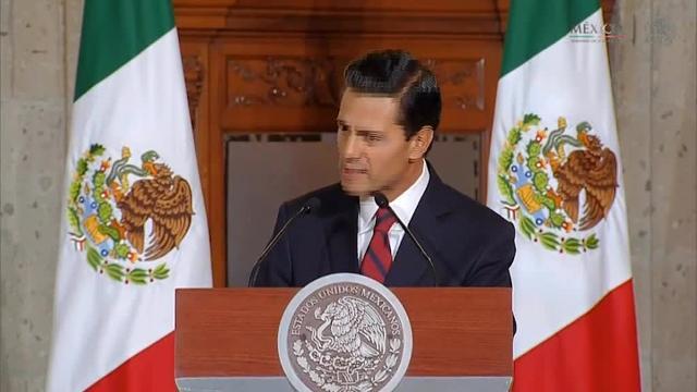 El presidente de México, Enrique Peña Nieto