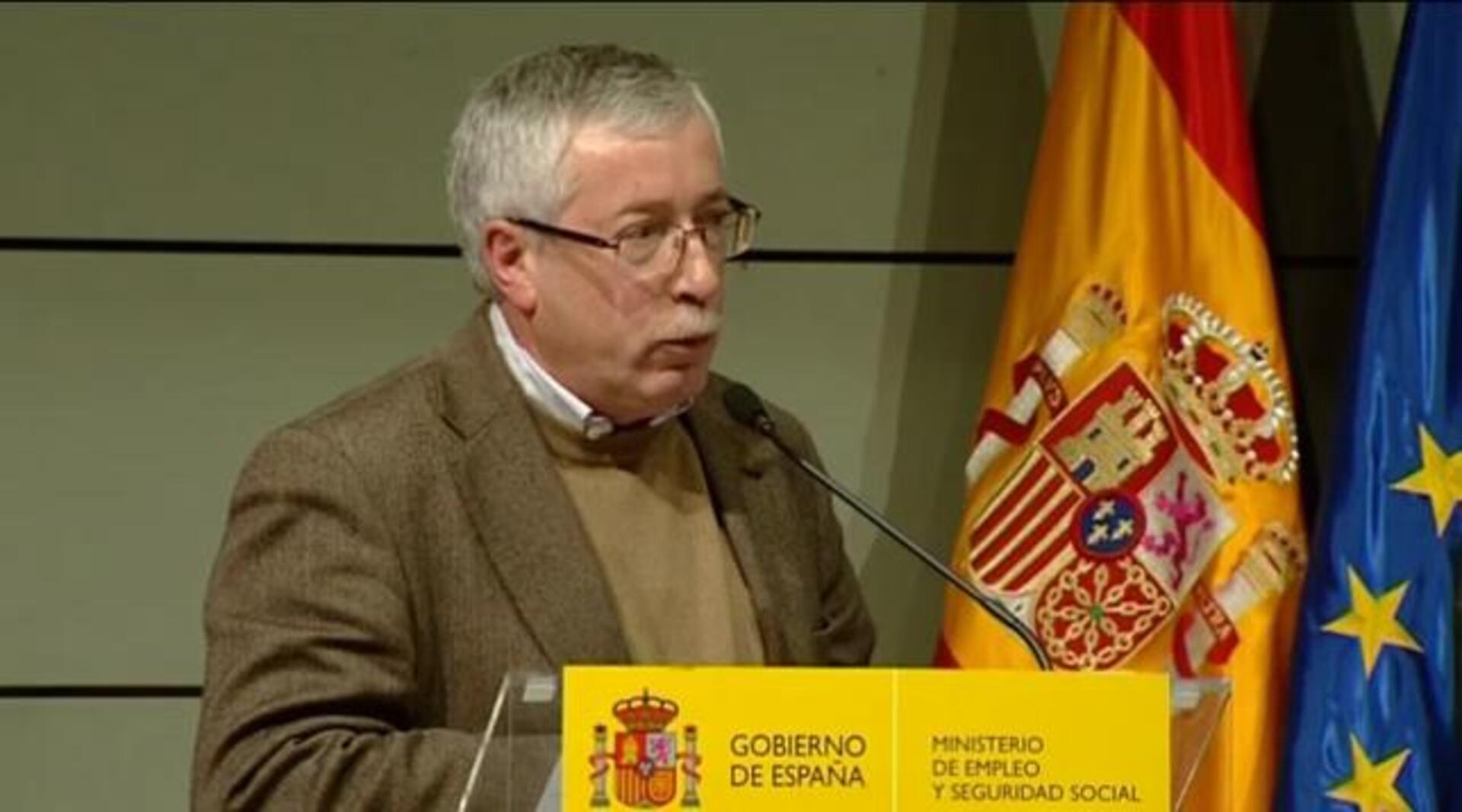 Toxo: «Mariano Rajoy tiene en su mano evitar una huelga general»