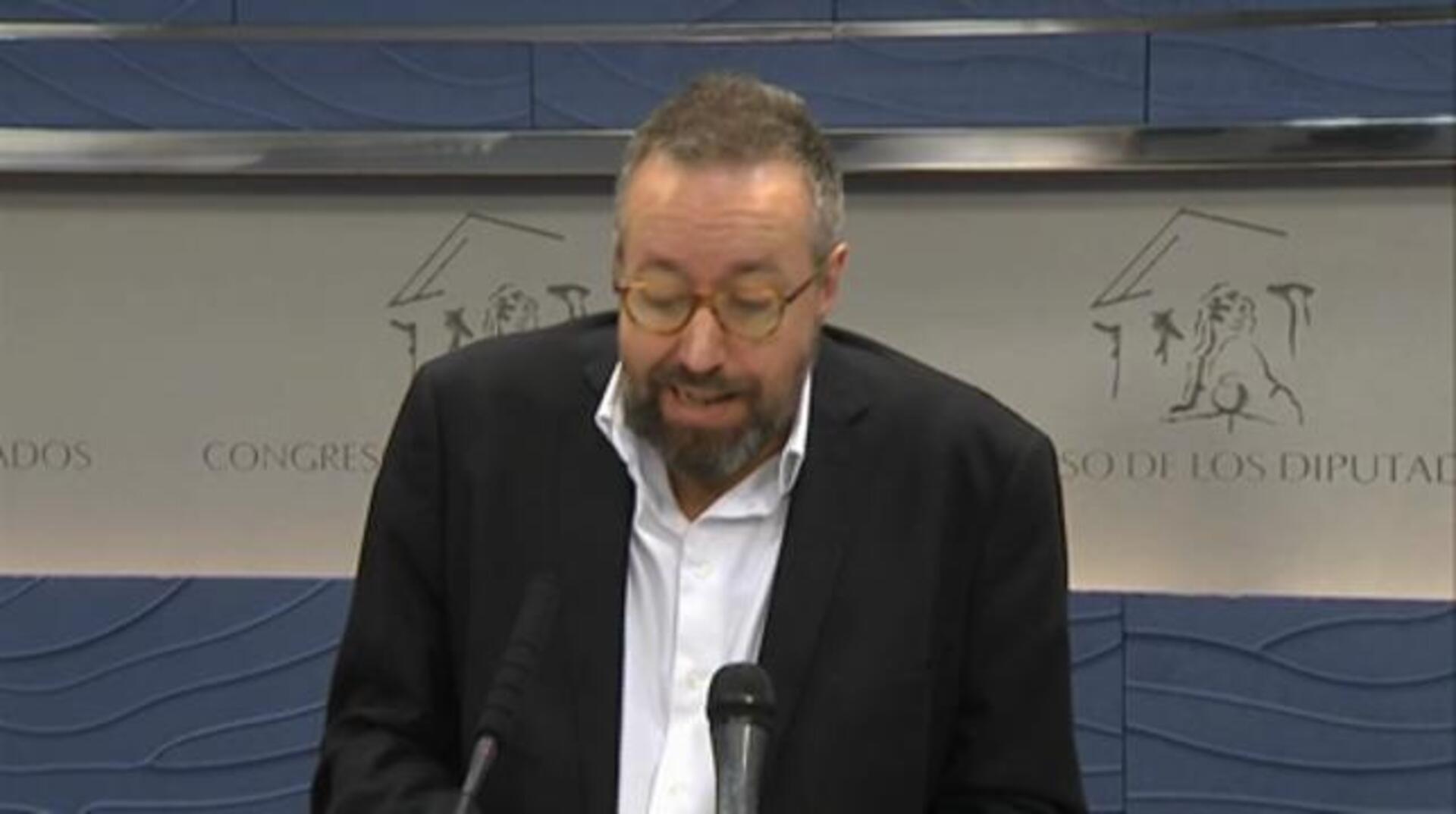 Juan Carlos Girauta, portavoz de Ciudadanos en el Congreso.