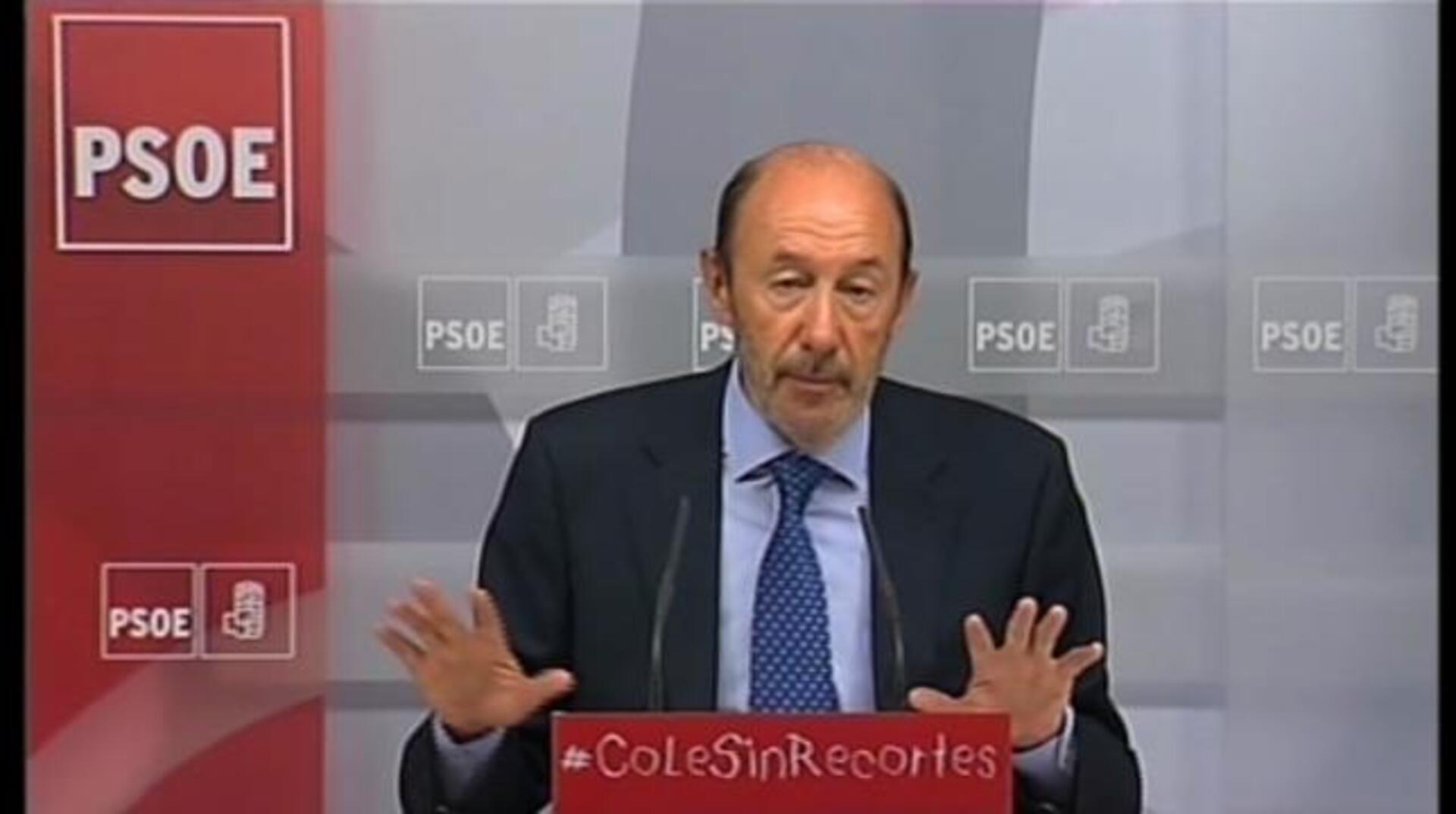 Rubalcaba augura al PP un mal resultado en las elecciones gallegas