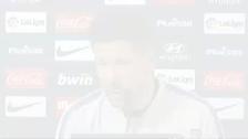 Simeone: "Las necesidades del club siempre están por delante"