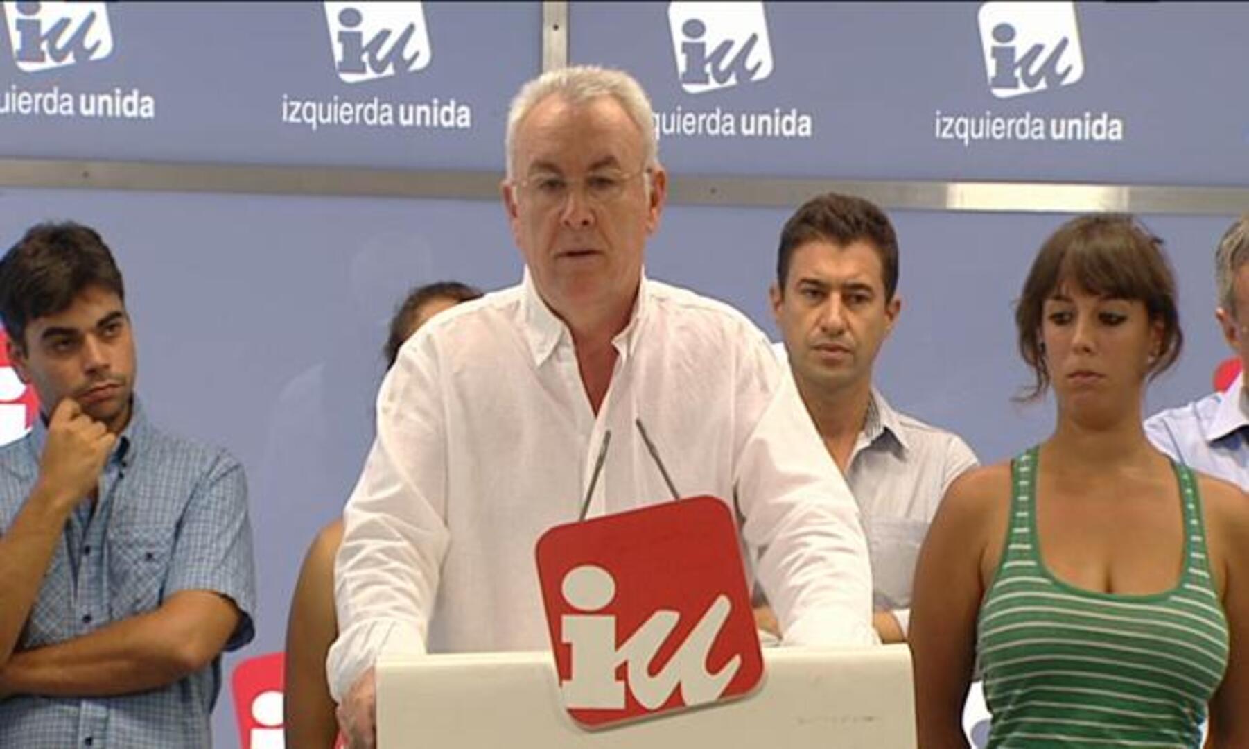 Llamazares anuncia una enmienda a la totalidad al acuerdo de déficit e irá al TC