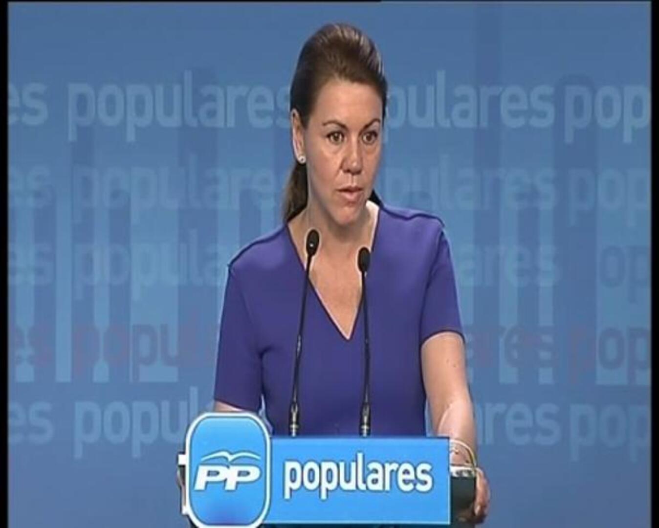 Cospedal afirma que una comisión de investigación sobre Bankia generaría más incertidumbre