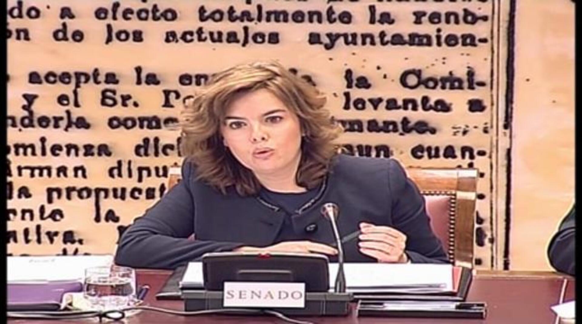 Sáenz de Santamaría cifra en 60.000 millones la deuda de las empresas públicas