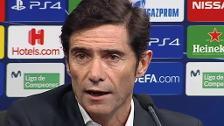 Marcelino: "Me alegro por los jugadores, esta victoria les puede servir para confiar en ellos mismos"