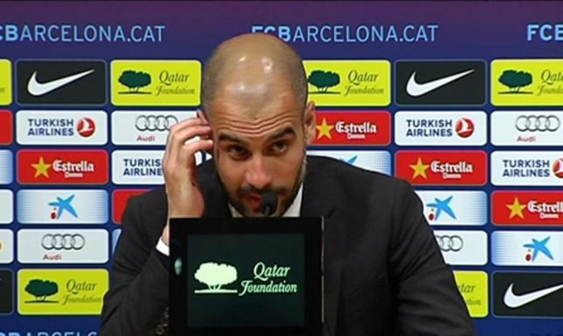 Guardiola: «No podemos bajar los brazos pase lo que pase ante el Madrid»