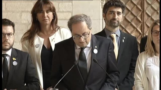Torra, tras un año del 17-A: &quot;El Govern quiere enviar su apoyo y solidaridad a las víctimas y a sus familiares y amigos&quot;
