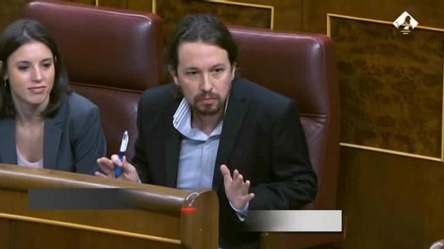 Irene Montero, en la sesión de control del Gobierno