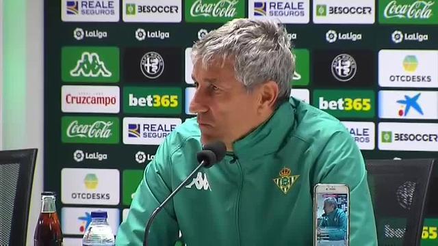 Setién espera &quot;al mejor Madrid&quot;