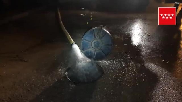 Los rayos y truenos han protagonizado la pasada noche en Madrid