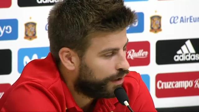 Piqué: «No es mi caso, pero un independentista puede jugar en la selección»
