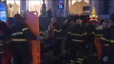 24 heridos en el accidente de las escaleras mecánicas del metro de Roma