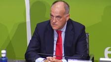 Tebas no se pronuncia sobre la carta del Real Madrid