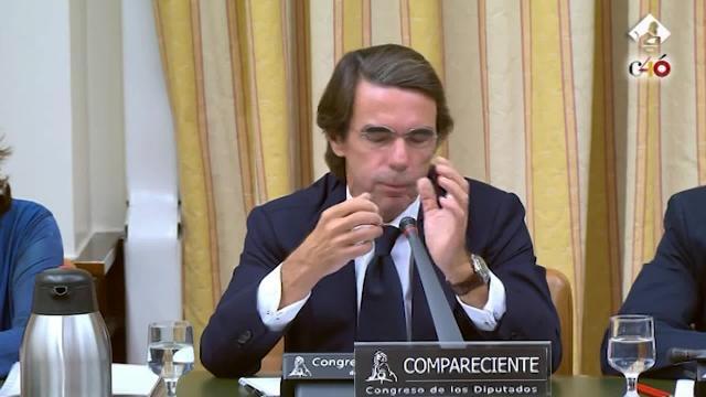 Aznar defiende en el Congreso que actuó &quot;tajantemente&quot; ante la corrupción