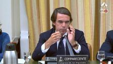 Aznar defiende en el Congreso que actuó "tajantemente" ante la corrupción