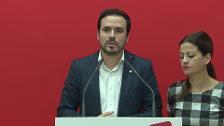 Garzón llama a combatir la "ola reaccionaria" de Vox