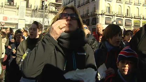 Vídeo: El fin de año se adelanta en la Puerta del Sol