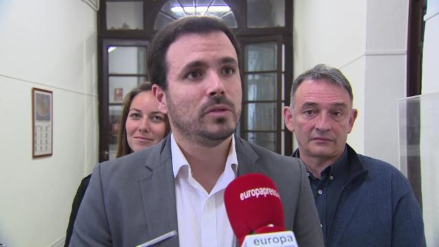 Garzón valora como una &quot;buena noticia&quot; la vuelta de Iglesias