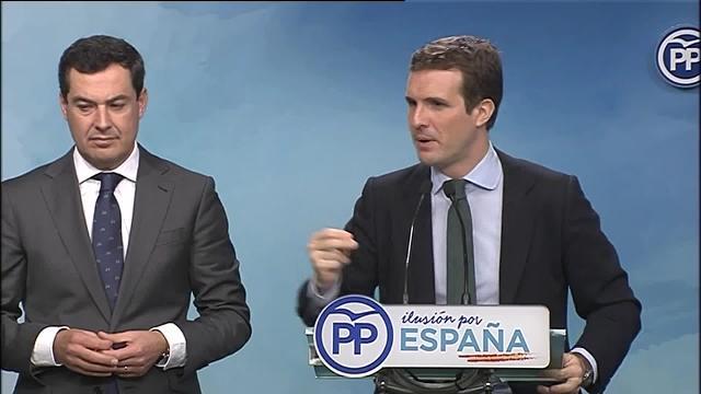 Casado avisa a Cs de las consecuencias de bloqueo