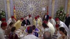 Los Reyes en la cena de gala ofrecida por Mohamed VI