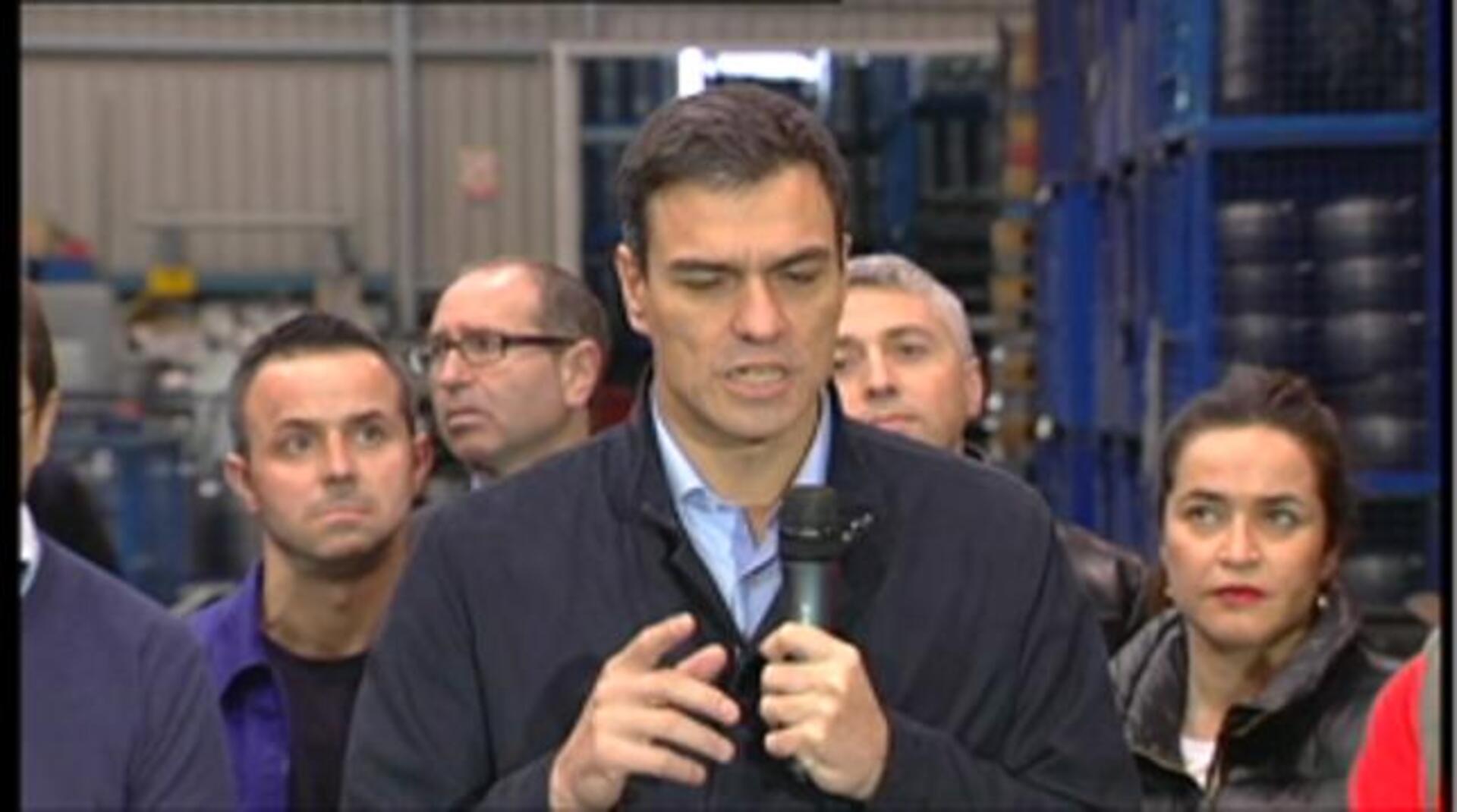 Pedro Sánchez, candidato del PSOE a la Moncloa