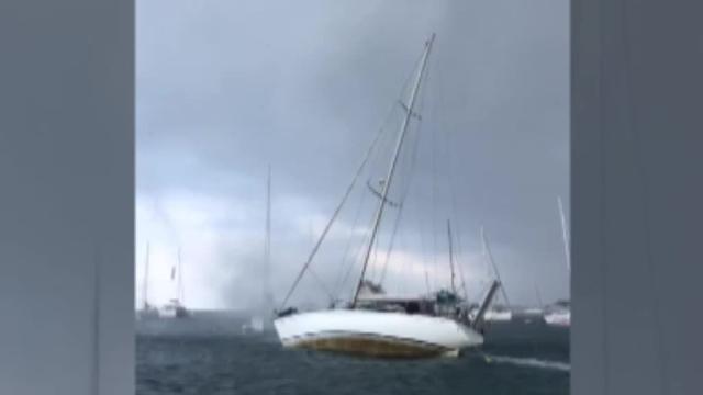 Las tormentas paralizan el litoral catalán y las Islas Baleares