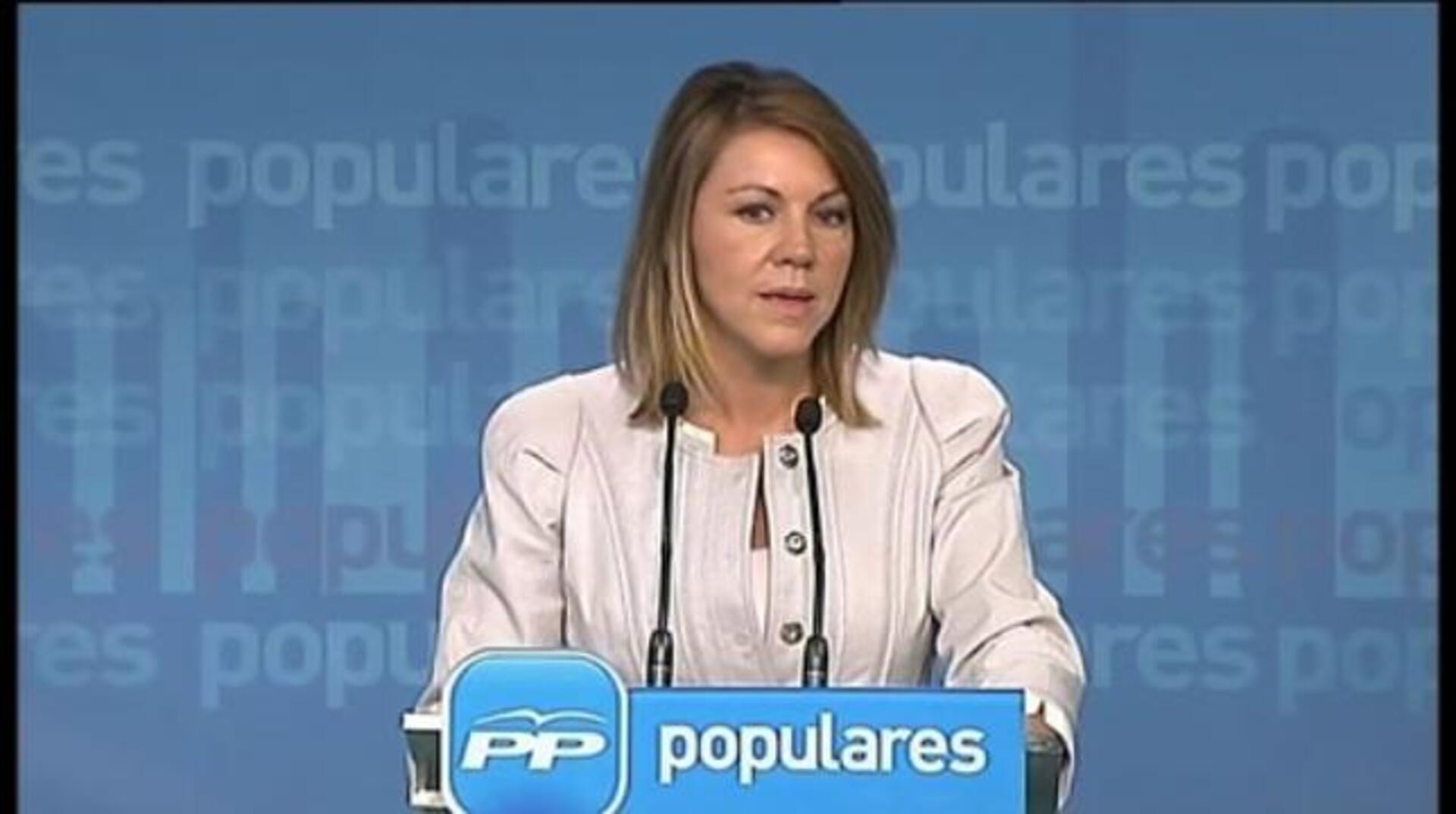 Cospedal ve censurable la actitud de Fabra pero también la de los que la provocaron