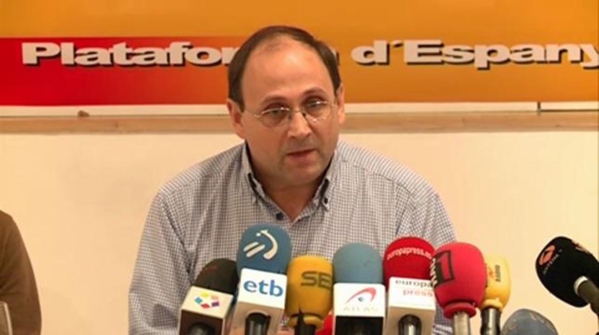 La plataforma contra la independencia de Cataluña llama a los partidos a sumarse al acto del 12-O