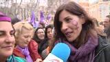 Multitudinaria manifestación del 8 de Marzo por el centro de Madrid