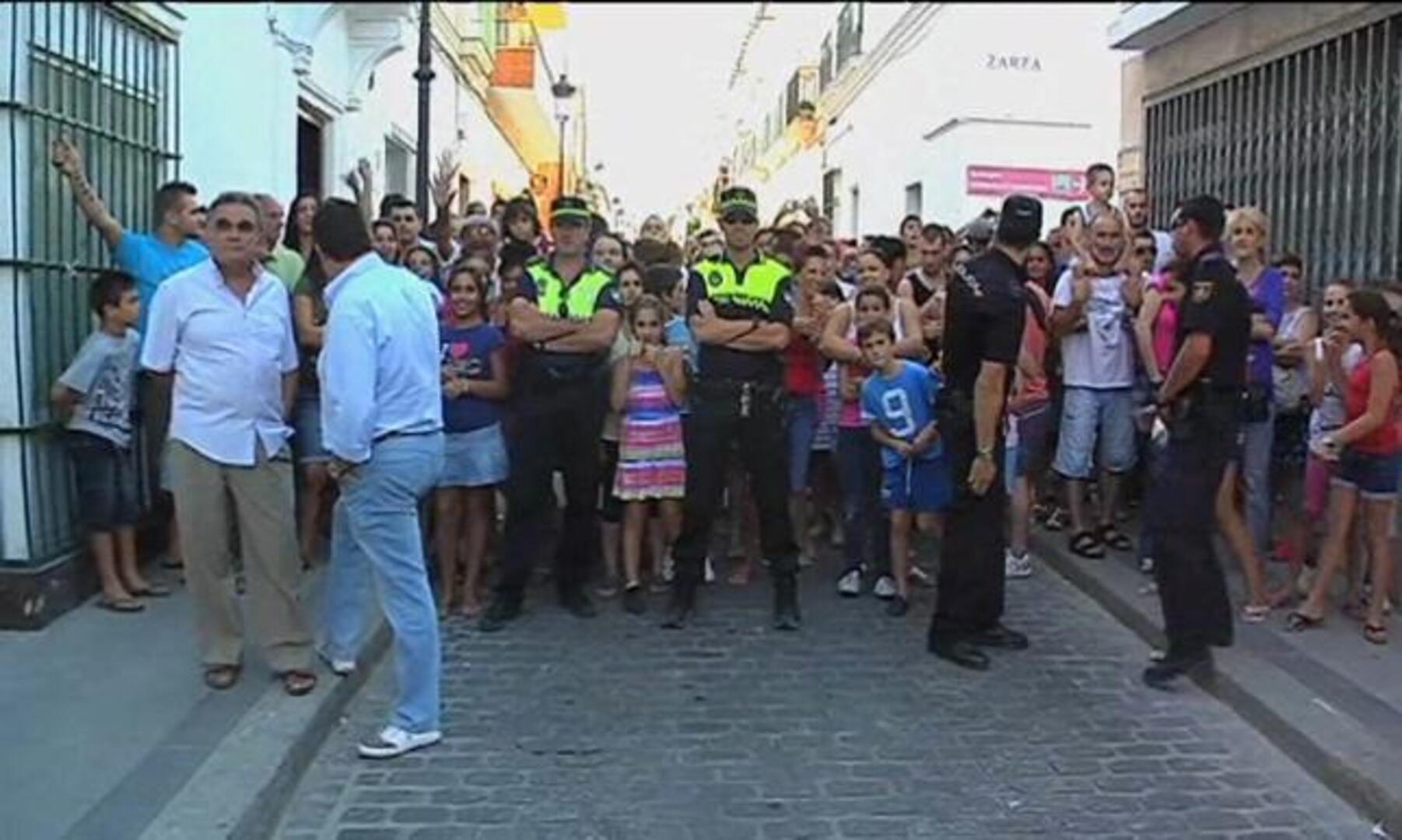 Tres mujeres heridas por el aterrizaje forzoso de un helicóptero en El Puerto de Santa María