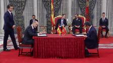 Mohamed VI y el Rey Felipe presiden la firma de acuerdos