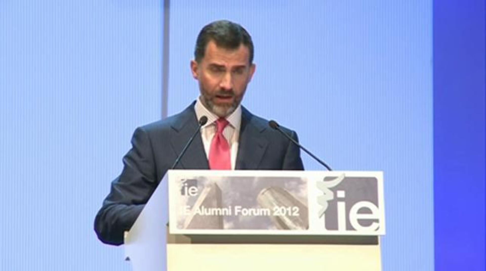 El Príncipe reivindica la labor de los emprendedores para aprovechar las oportunidades de la crisis