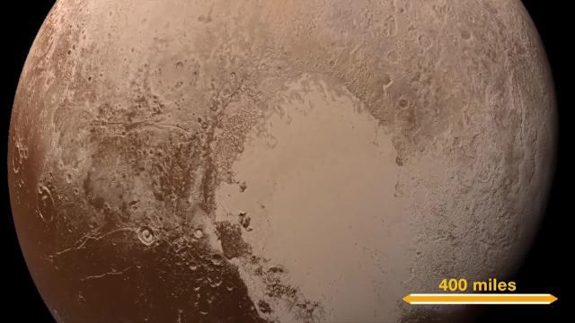 Simulación de un aterrizaje en Plutón realizada por la NASA