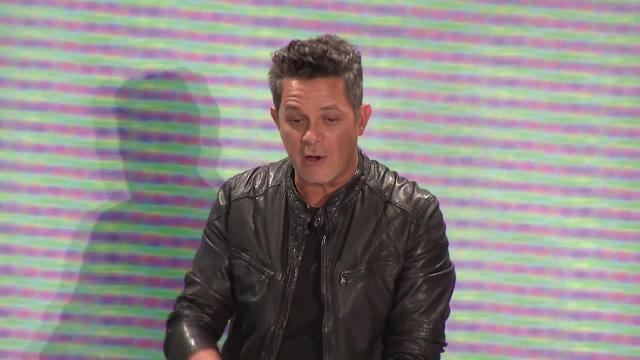 Alejandro Sanz, durante la presentación del concierto