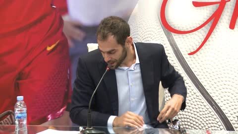 Calderón se entrena con la selección española de baloncesto