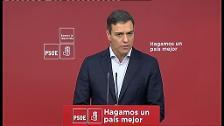 Pedro Sánchez pide a Unidos Podemos y a Cs que "asuman su condición de partidos de Estado"